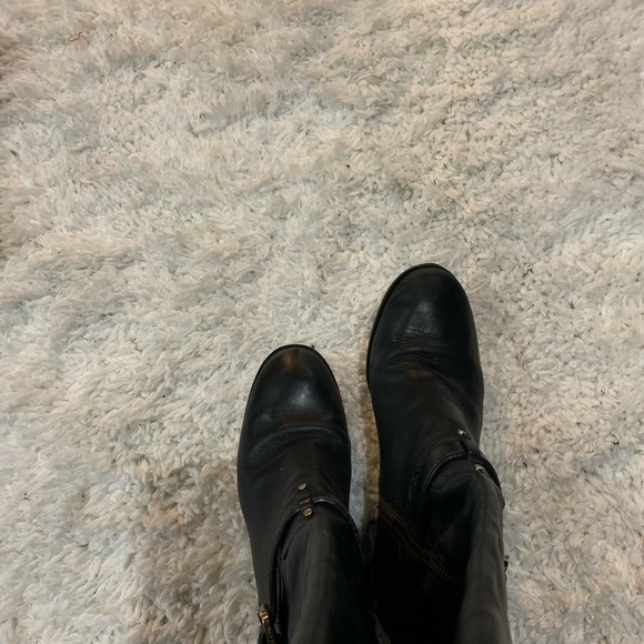 Tory Burch Blaire Mid-Heel Riding Boots - Picture 4 of 8